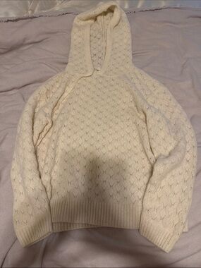 Naadam Cream Cashmere Hoodie